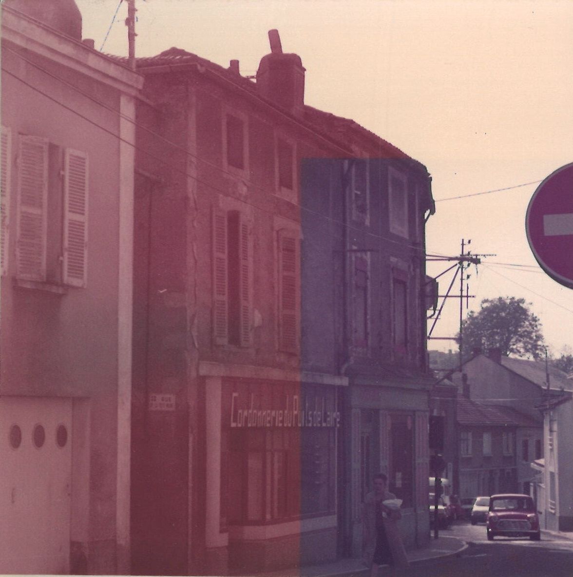 33W32 - Façade de la Cordonnerie de l'Aire, 1983.