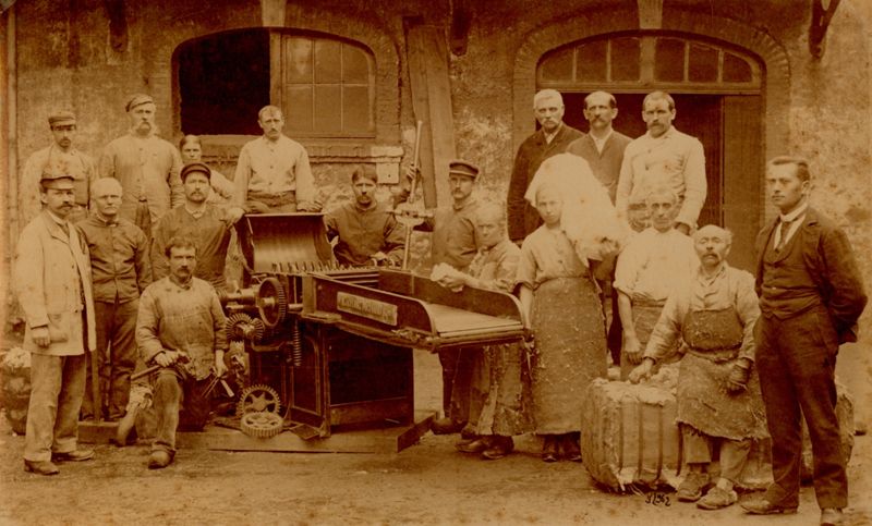 21J53 - Ouvriers de la filature Richard, 1894. 