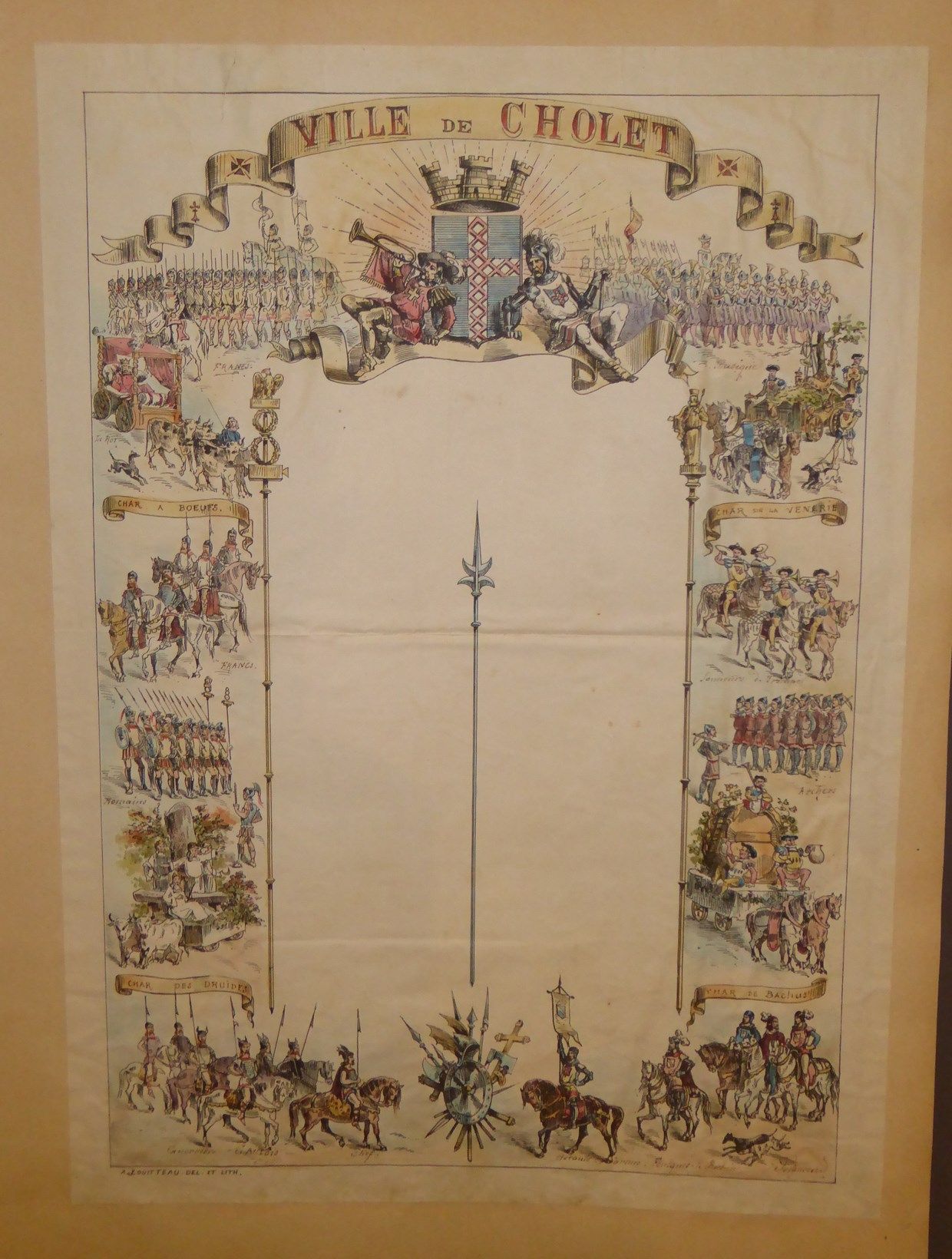 1J96 - Programme, 1885. Coll. AMC