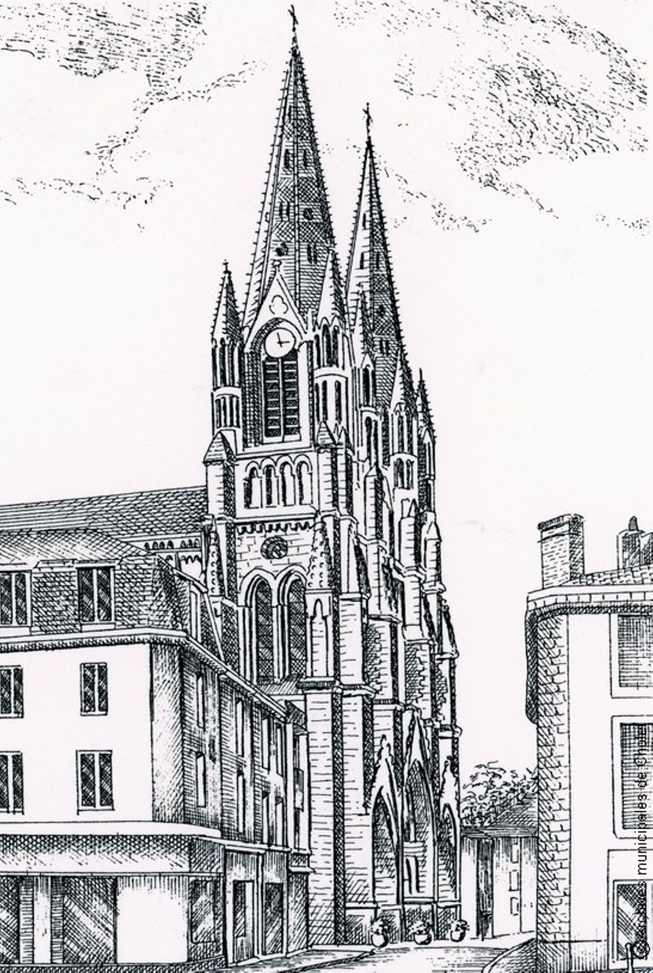 L'église Notre-Dame, vue de la rue