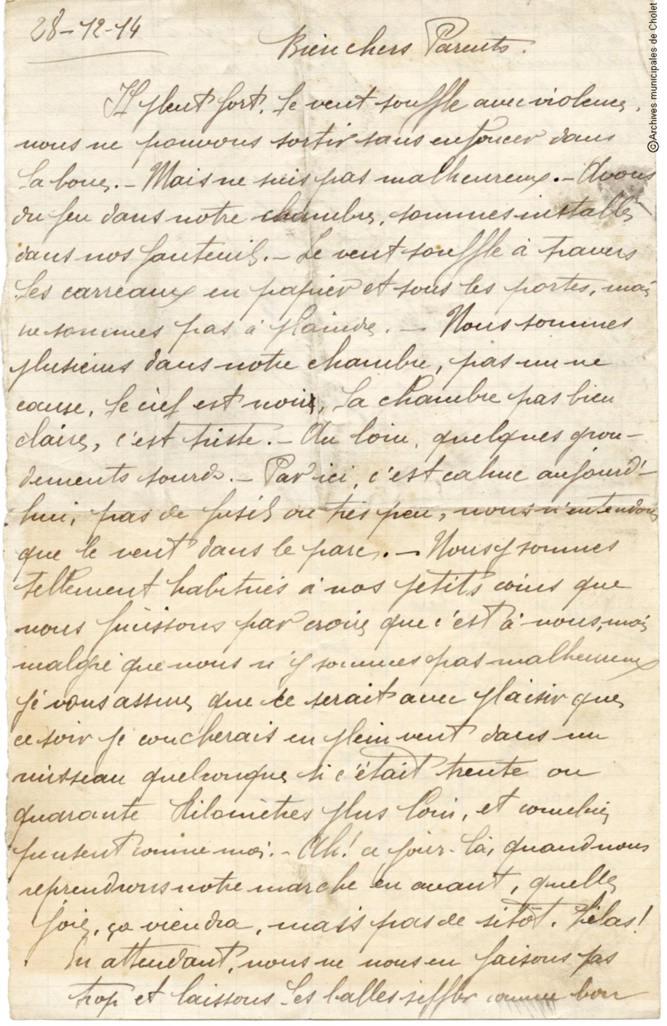 Correspondance d'un Poilu