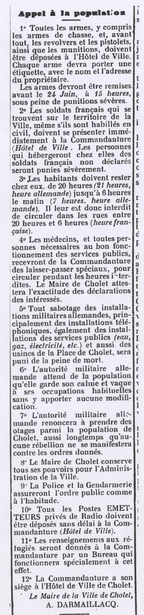19Per26 - L'Intérêt Public, 22 juin 1940. Coll. AMC