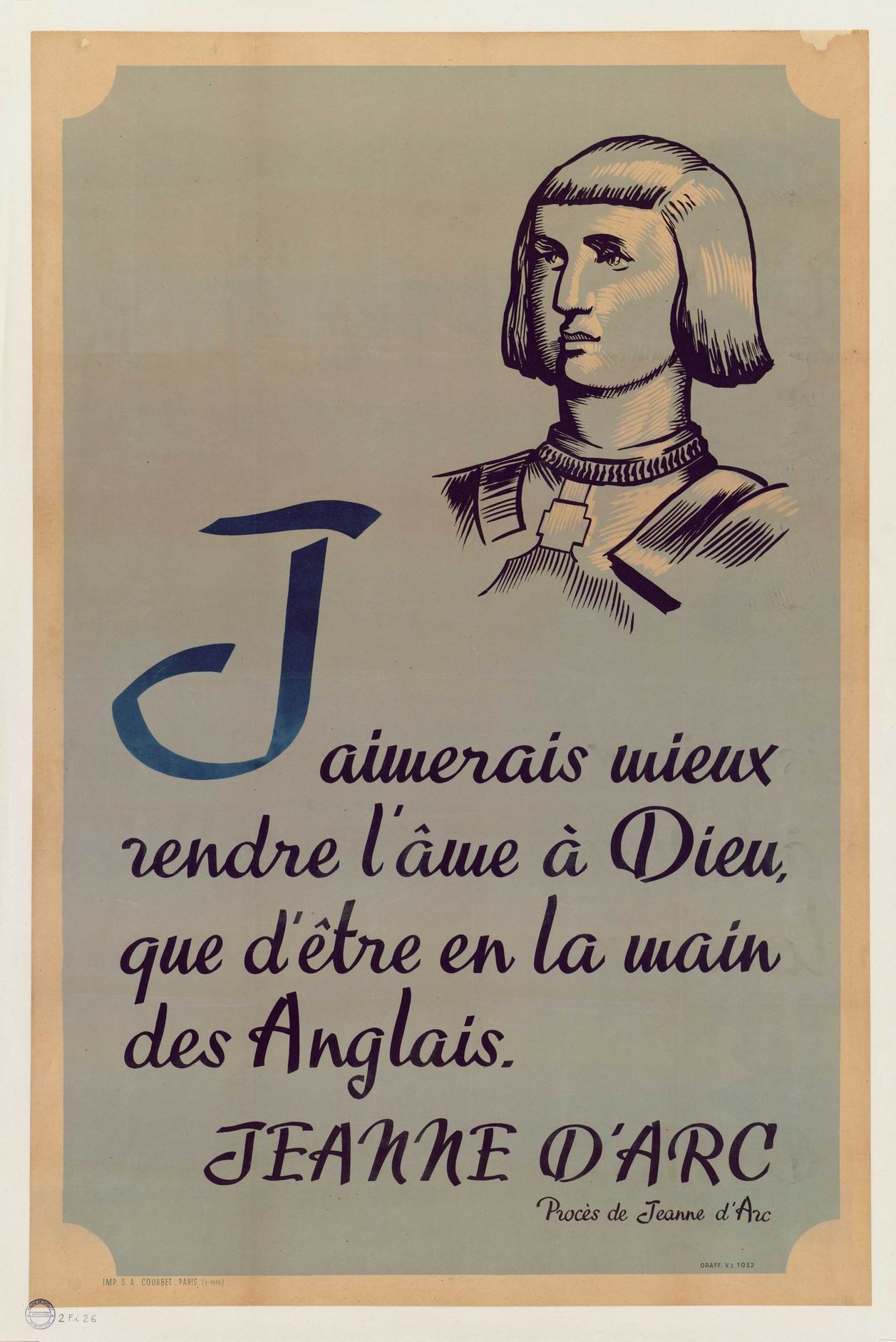 2Fi26 - Affiche de propagande anti-britannique, 1943. Coll. AMC