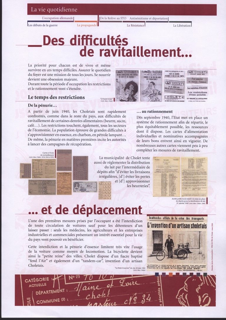 Panneau de l'exposition