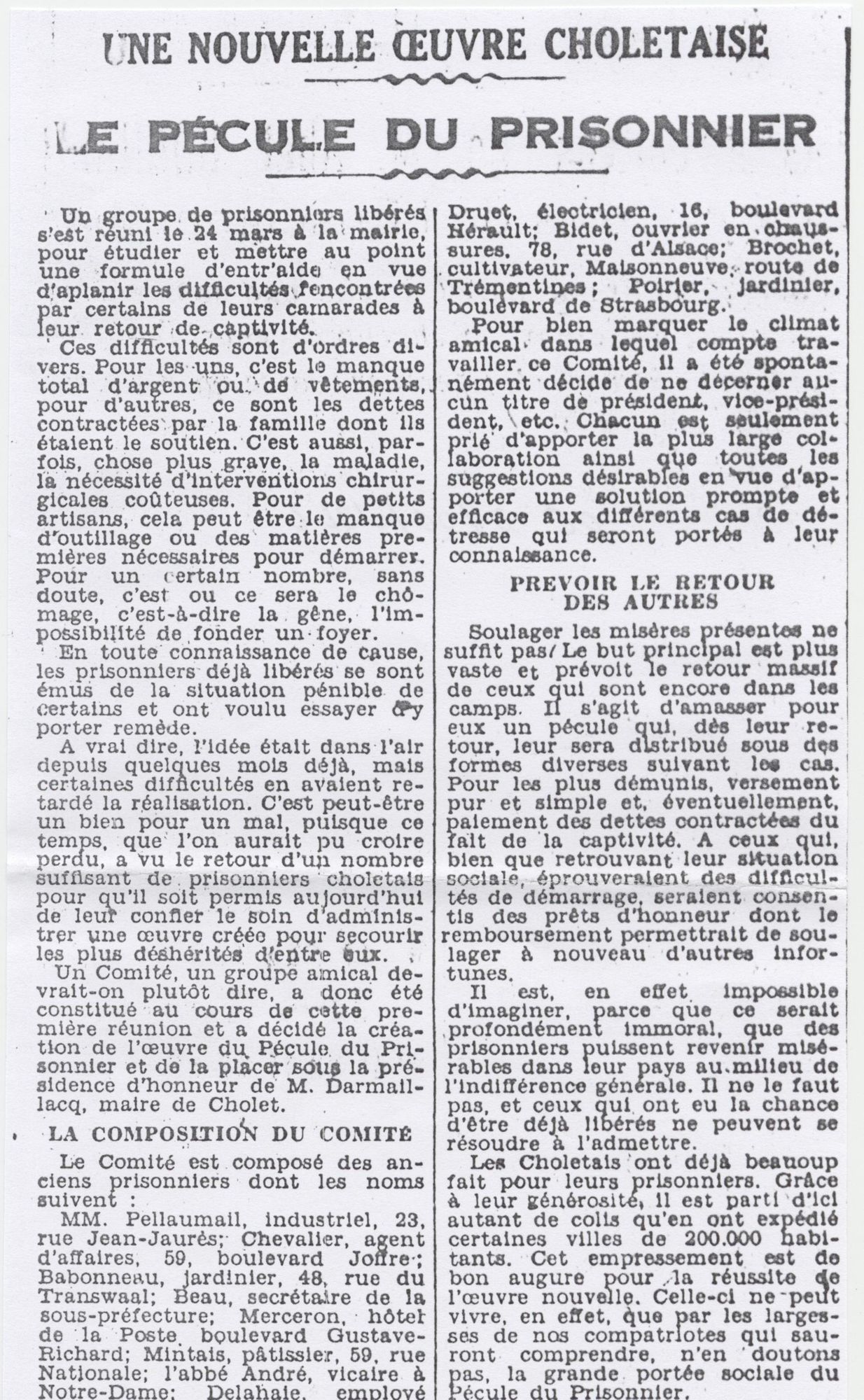 4Mi17 - L'Ouest-Éclair, 2 juin 1942. Coll. AMC