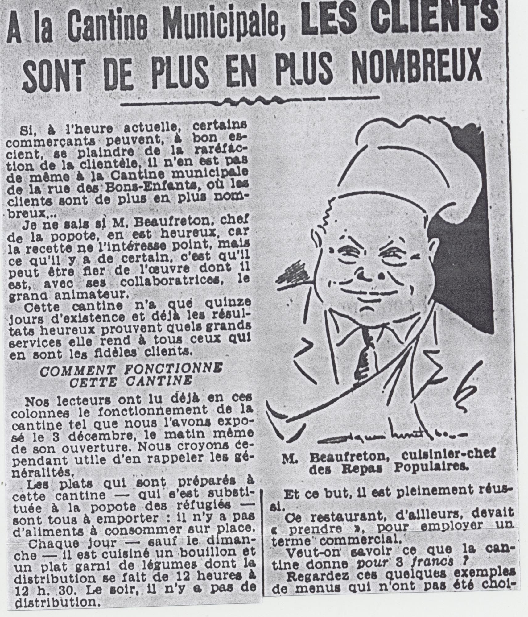 4Mi12 - L'Ouest-Éclair, 21 décembre 1940. Coll. AMC
