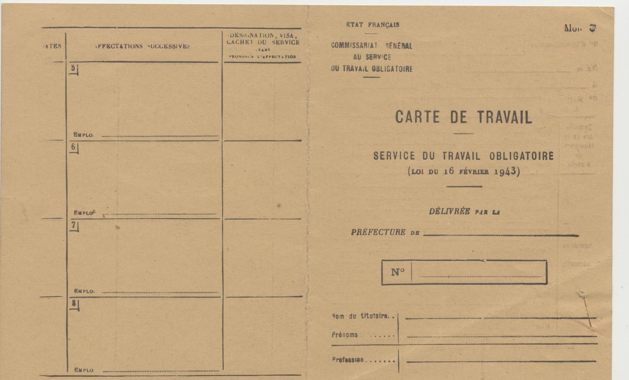 5H59 - Carte de travail, s.d. Coll. AMC