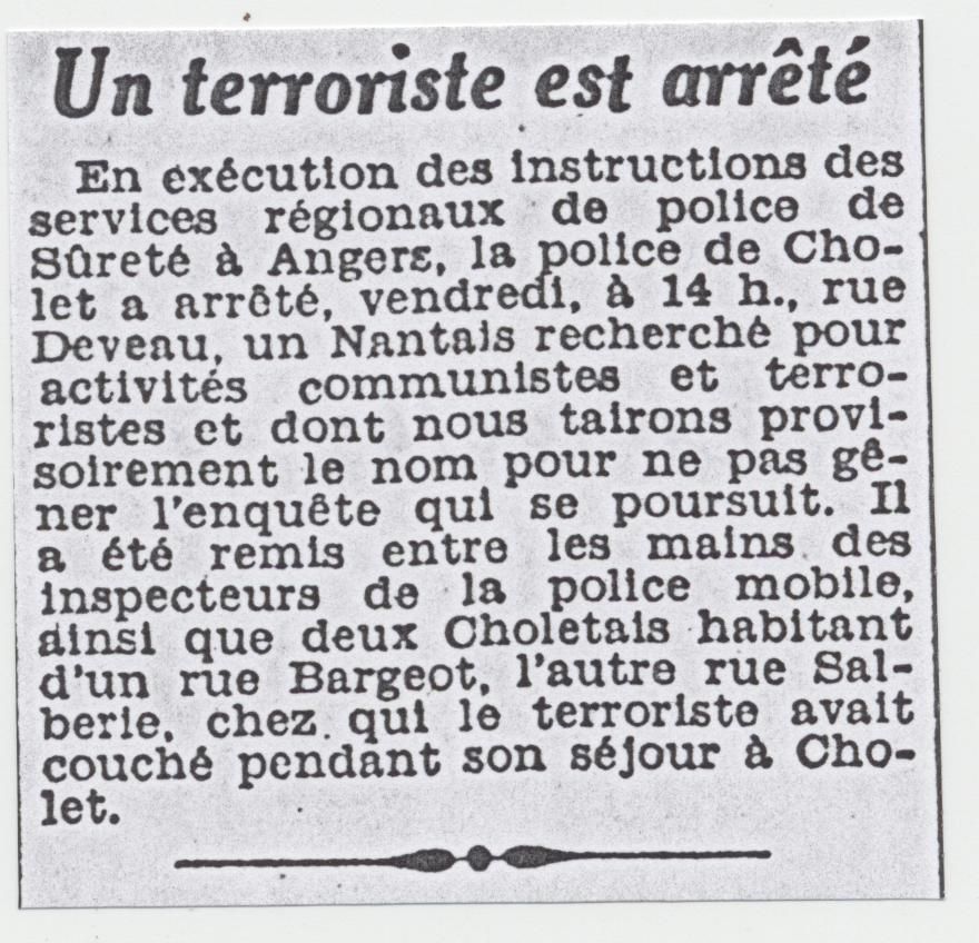 4Mi19 - L'Ouest-Éclair, 15 février 1943. Coll. AMC