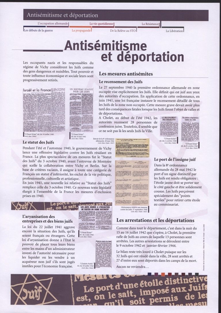 Panneau de l'exposition