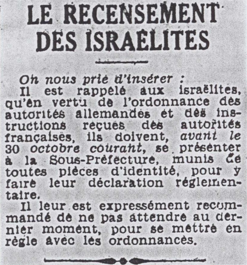 4Mi12 - L'Ouest-Éclair, 2 octobre 1940. Coll. AMC