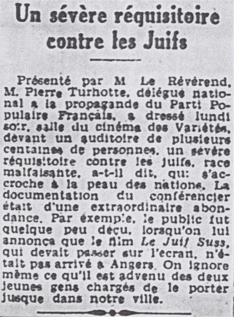 4Mi17 - L'Ouest-Éclair, 8 octobre 1942. Coll. AMC