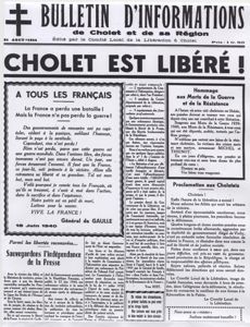 19Per27 - Bulletin d'informations paru dans L'Intérêt Public, 31 août 1944. Coll. AMC