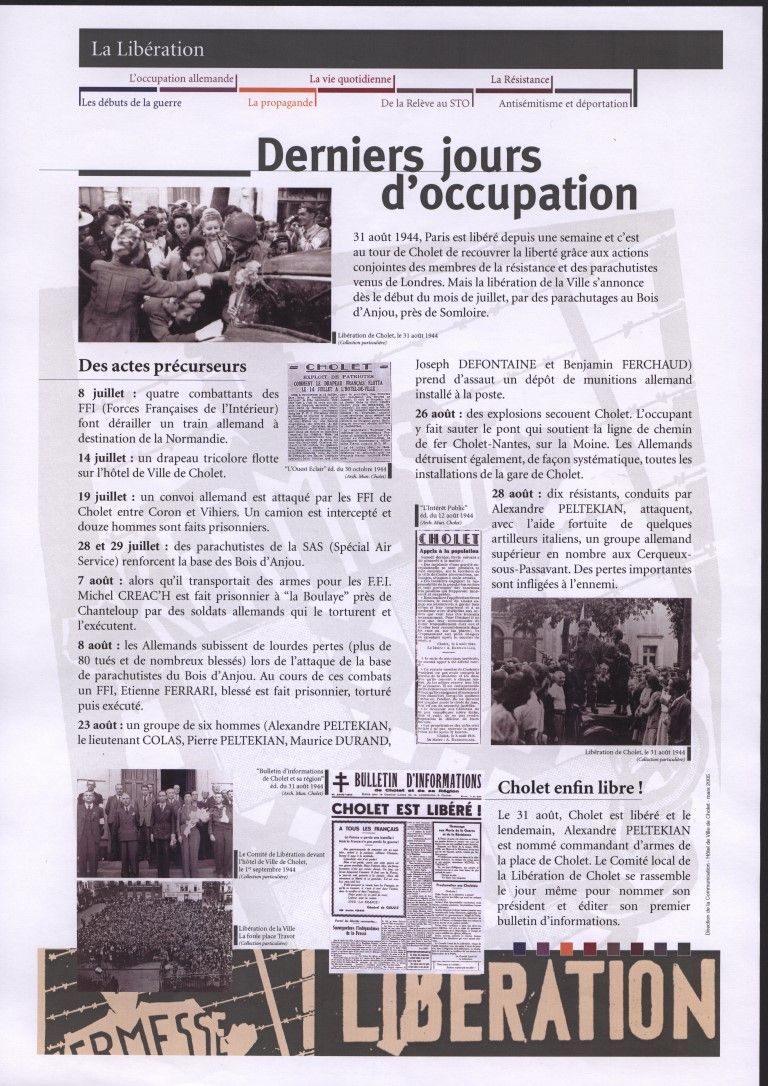 Panneau de l'exposition