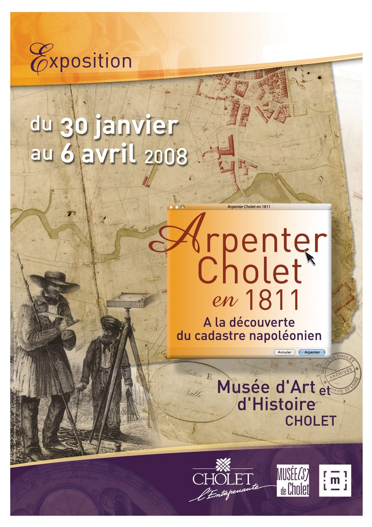 Arpenter Cholet en 1811