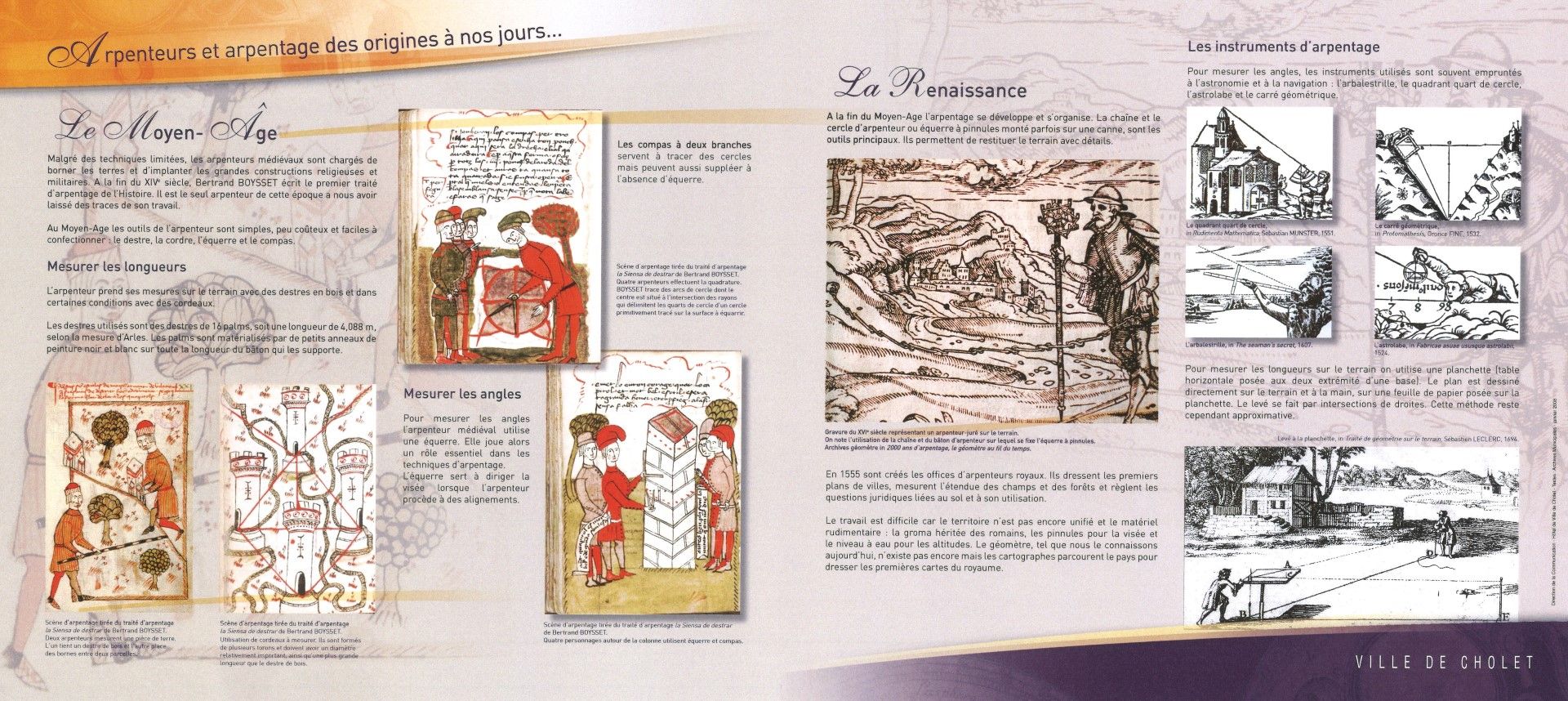 Panneau de l'exposition