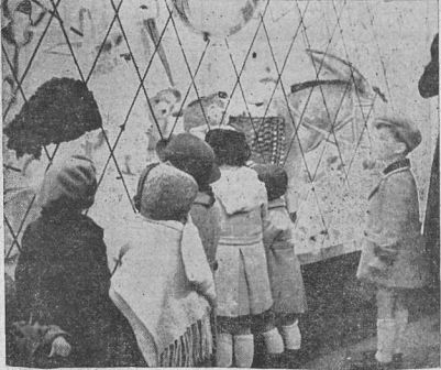 19Per26 - Enfants devant les vitrines de Noël, L'Intérêt Public, 1936. Coll. AMC