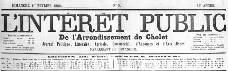 19Per10 - L'Intérêt Public, 1er février 1880