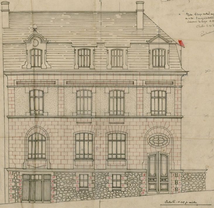 1Fi1026 - Dessin de Charles Arnault, 1925. Coll. AMC