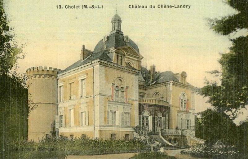 8Fi184 - Château du Chêne-Landry, carte postale. Coll. AMC