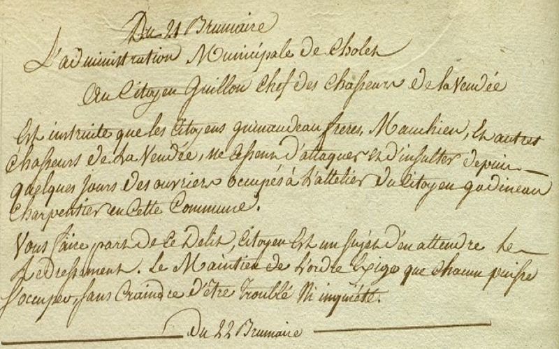 Recherches historiques