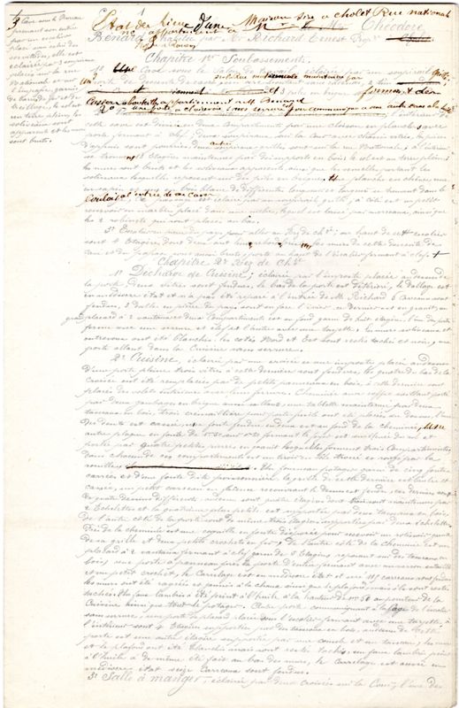 3J1620 - État des lieux, 1863-1865. Coll AMC.
