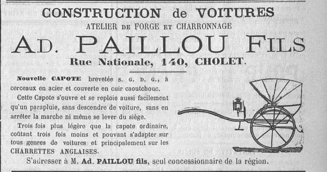 19Per16 - Petite annonce, L'Intérêt Public, 19 Juillet 1891. Coll. AMC