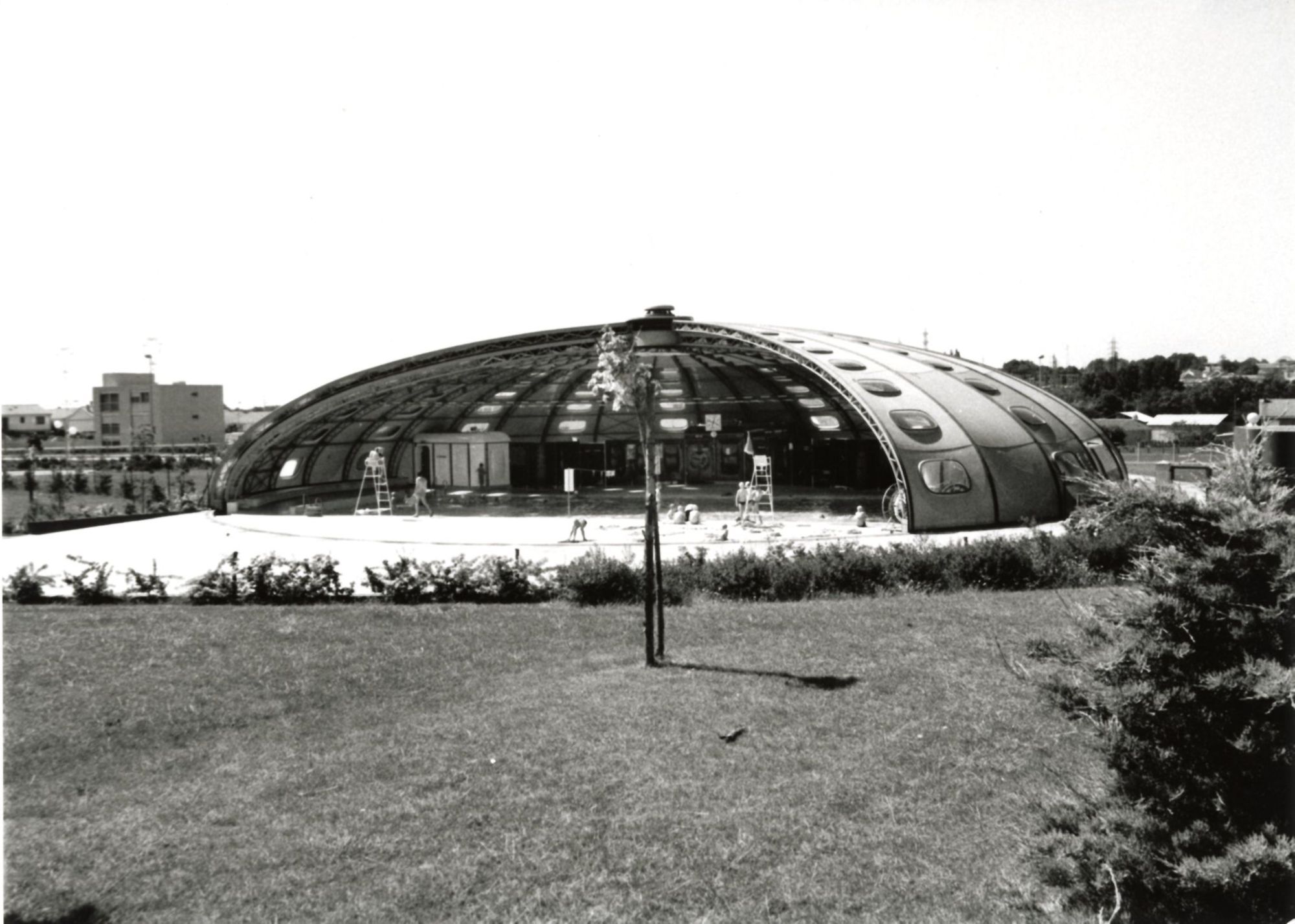 6Fi212 - Piscine Tournesol, 1980. Direction de la Communication de la Ville de Cholet