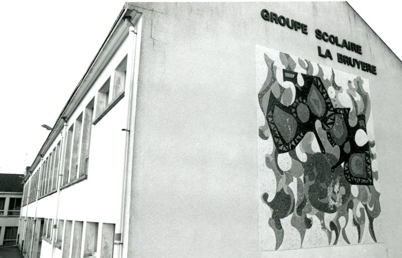 6Fi613 - Fresque, Groupe scolaire La Bruyère. Coll. AMC