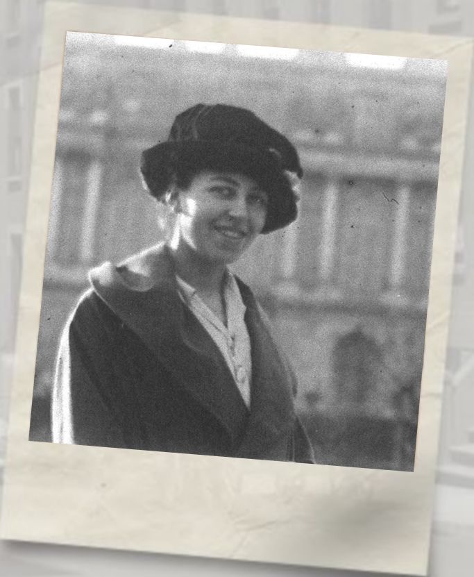 Photographie, 1924 ©Béatrice de Malleray - Ouvrage "Suzanne Pellaumail. 1914, Cholet dans la tourmente". Archives municipales de Cholet, BIB 755