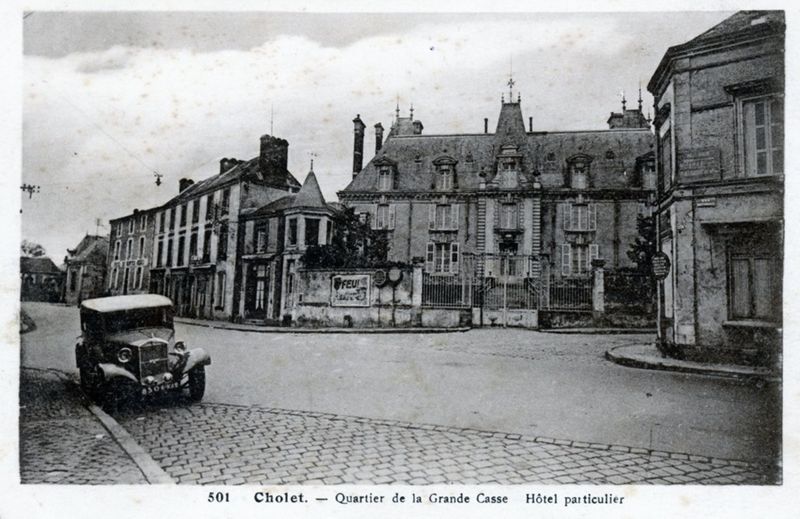 8Fi2418 - L'hôtel particulier Turpault, quartier de la Grande Casse, début 20e siècle. Coll. AMC